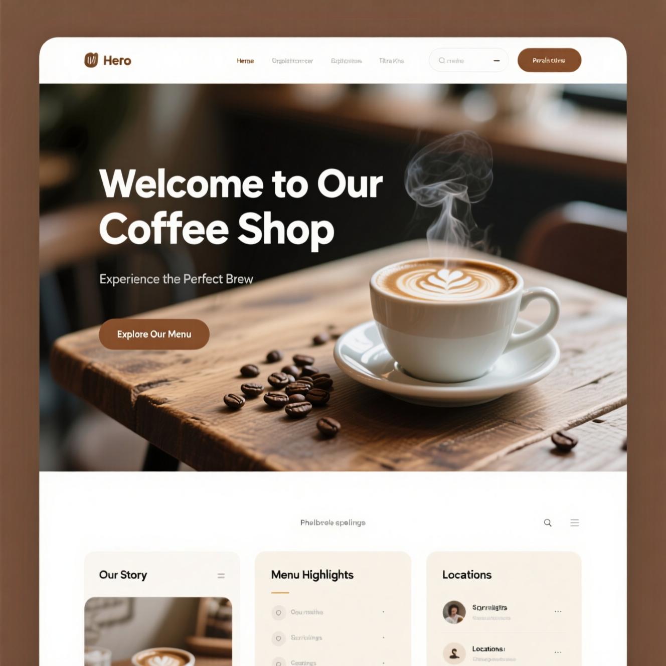 Coffee Shop Website